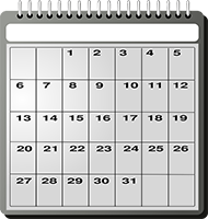 Physical Plant Calendar